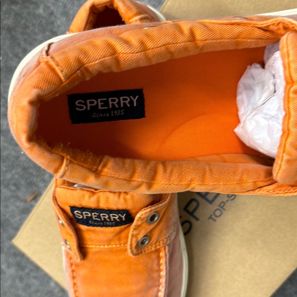 Sperry Orange Men's Outer Banks Topsiders - Picture 5 of 7